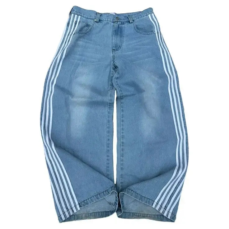 Stilla | Baggy jeans med høj talje