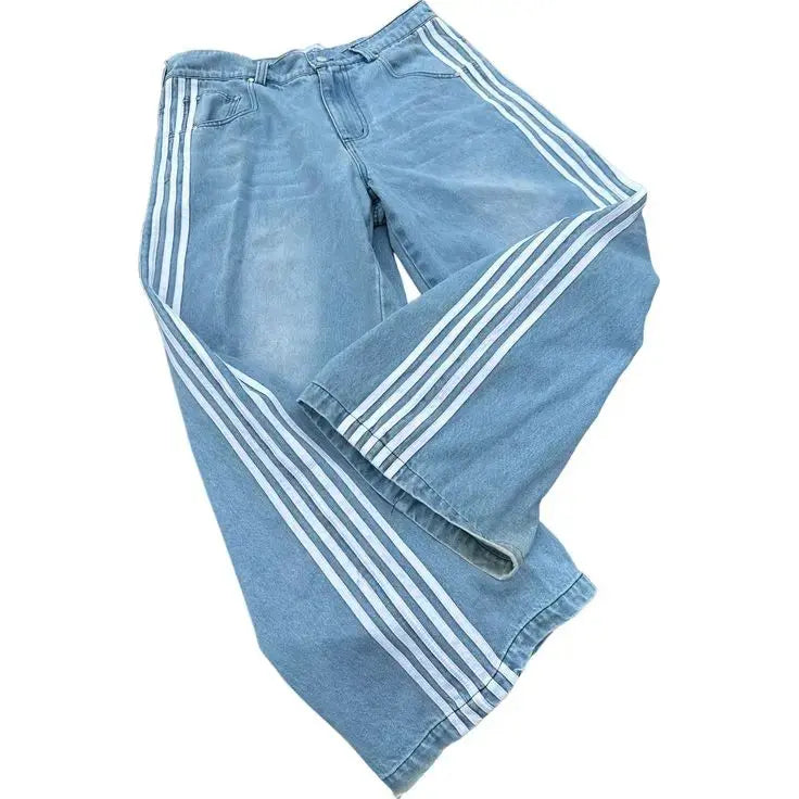Stilla | Baggy jeans med høj talje