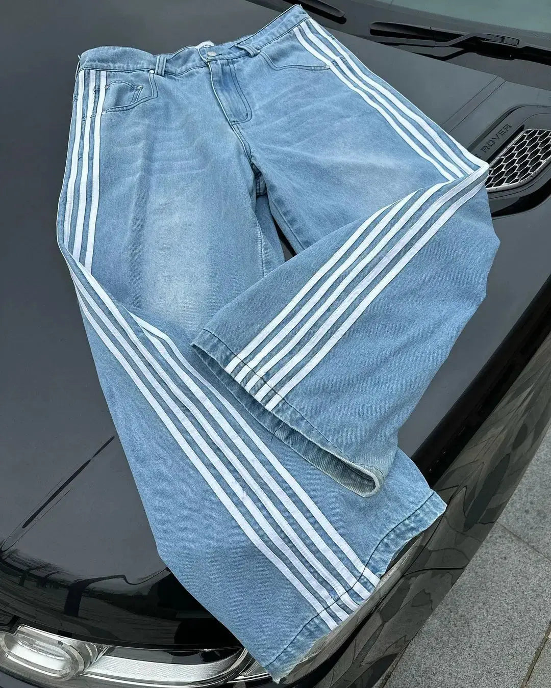 Stilla | Baggy jeans med høj talje