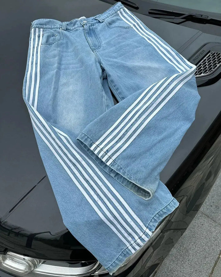 Stilla | Baggy jeans med høj talje