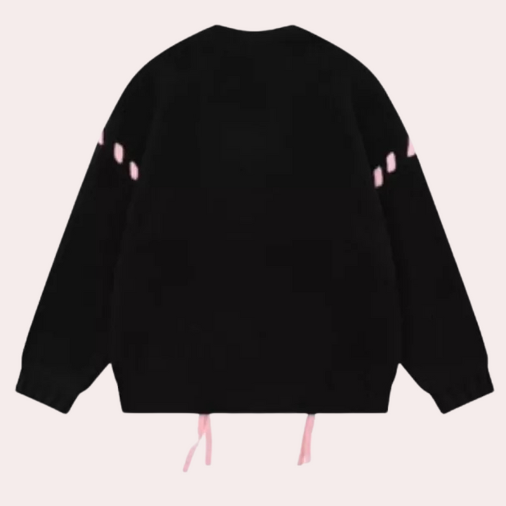 Stilla | Læderagtig og elegant cardigan til damer
