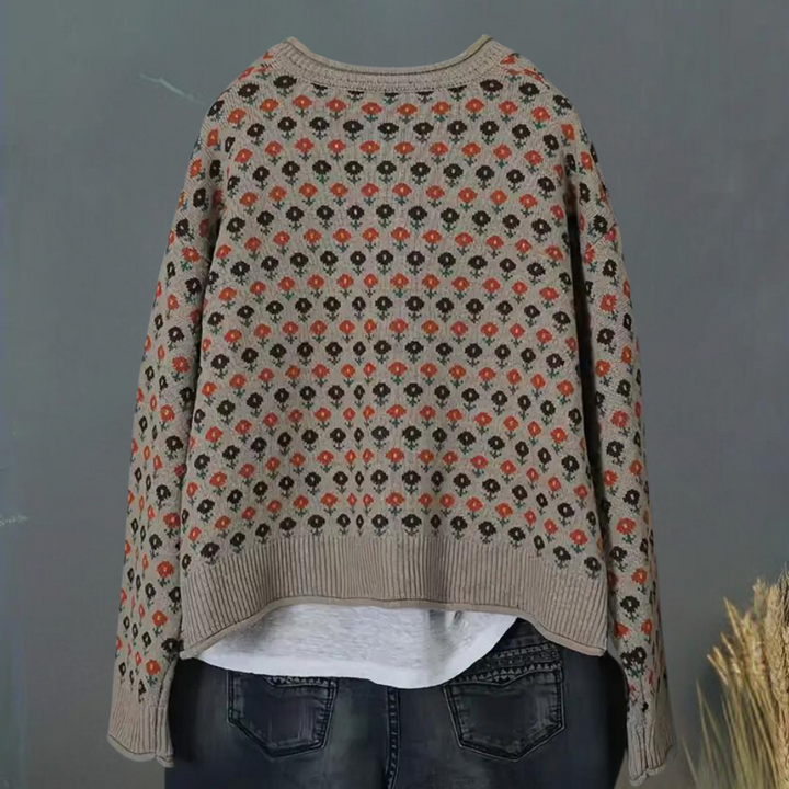 Stilla | Elegant blomster cardigan til kvinder