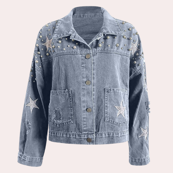 Stilla | Luksusfuld Dametjeansjakke Stil Og Komfort Uden Kompromiser!