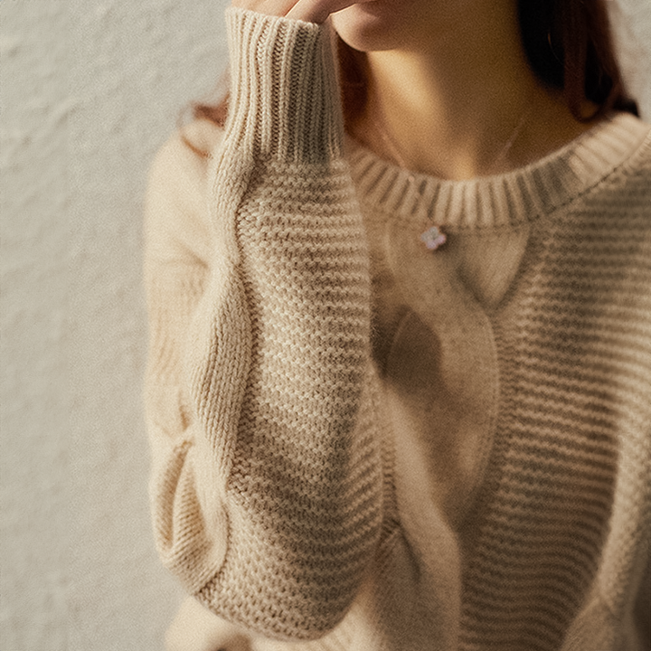 Stilla | Cashmere Couture Kabelstrik Pullover