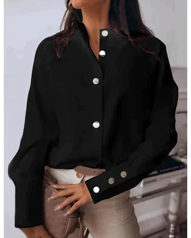 Stilla | Bluse Langærmet Knudebluse