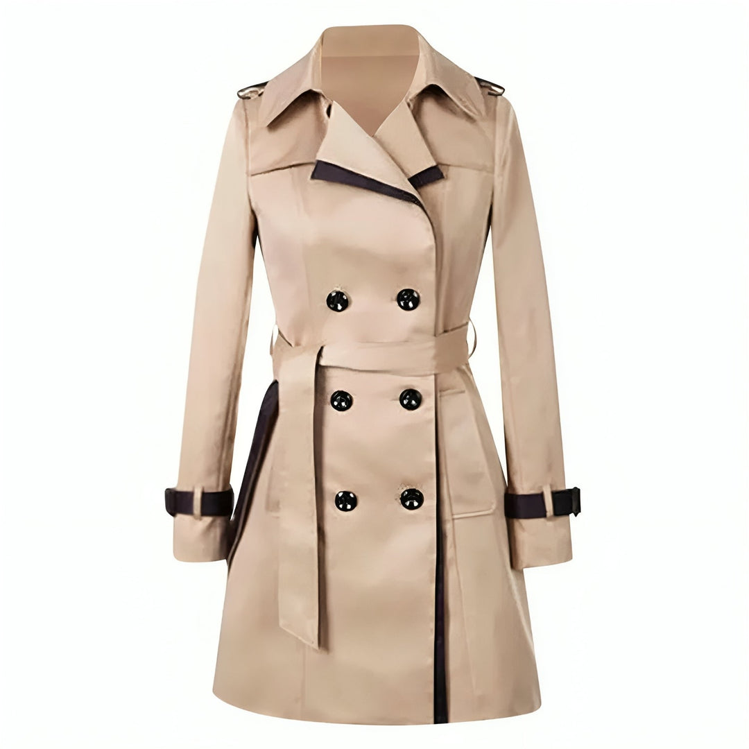 Stilla | Dame Dobbelt-Knap Trenchcoat