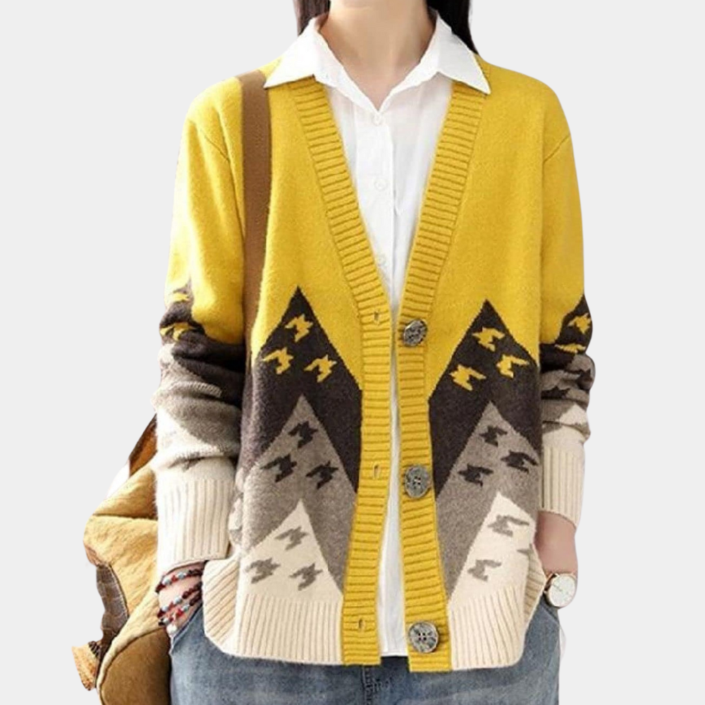 Stilla | Lun Strikket Cardigan til Kvinder