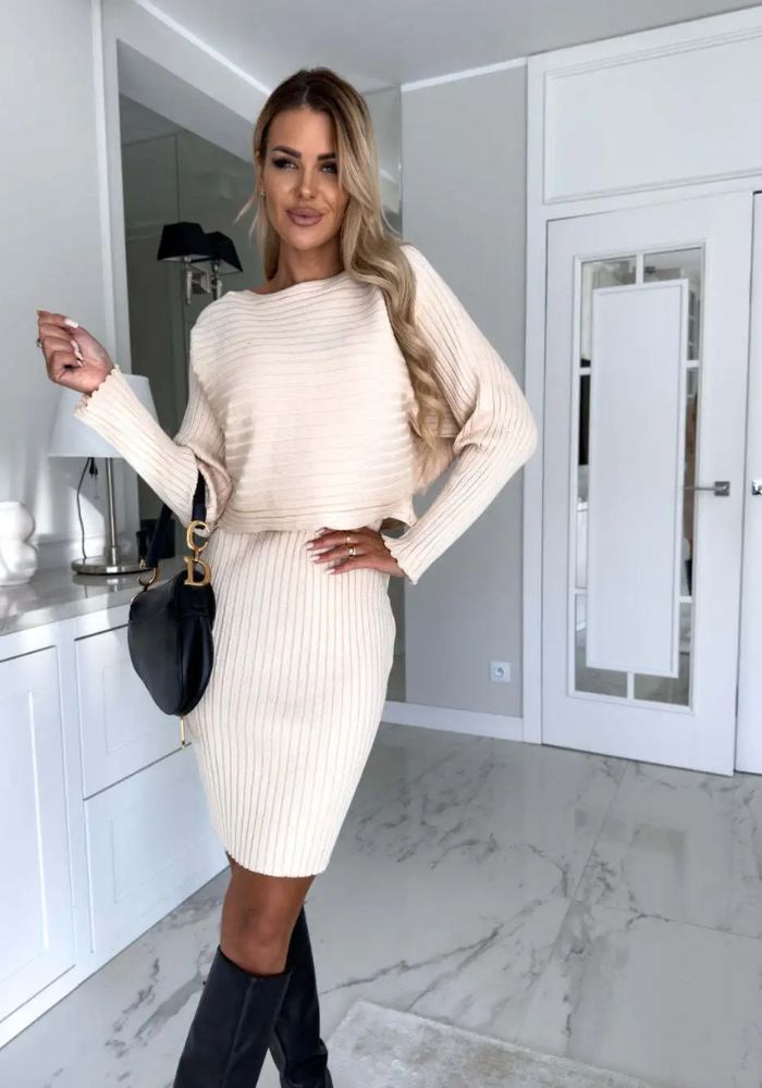 Stilla | Sæt Kjole Og Sweater