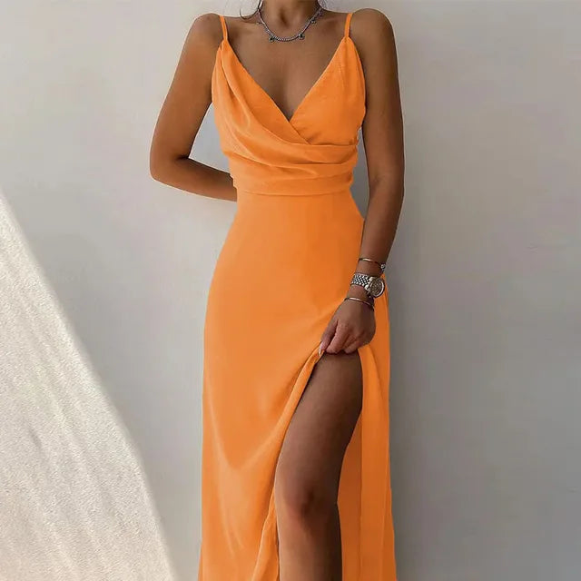 Stilla | Ensfarvet Chiffon Perfekt Til Sommer