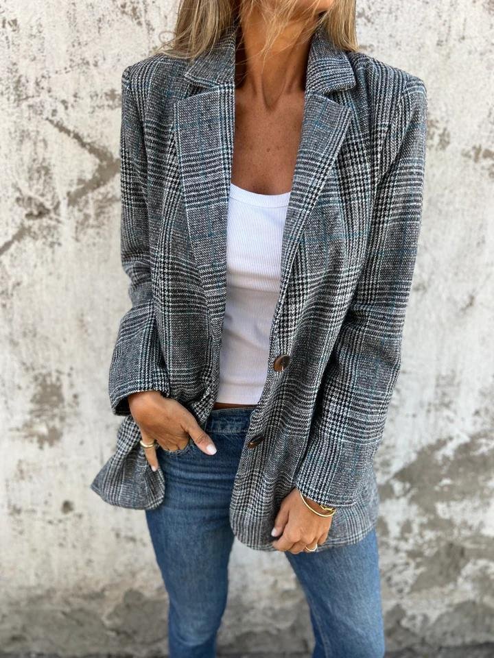Stilla | Blazer med rutemønster