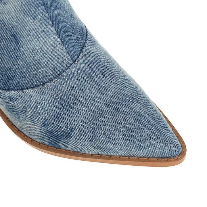 Stilla | Cowboystøvler Denim