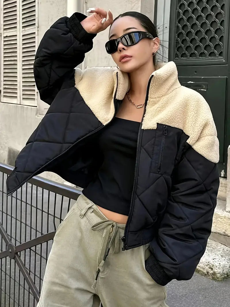 Stilla | Fleece-steppjakke