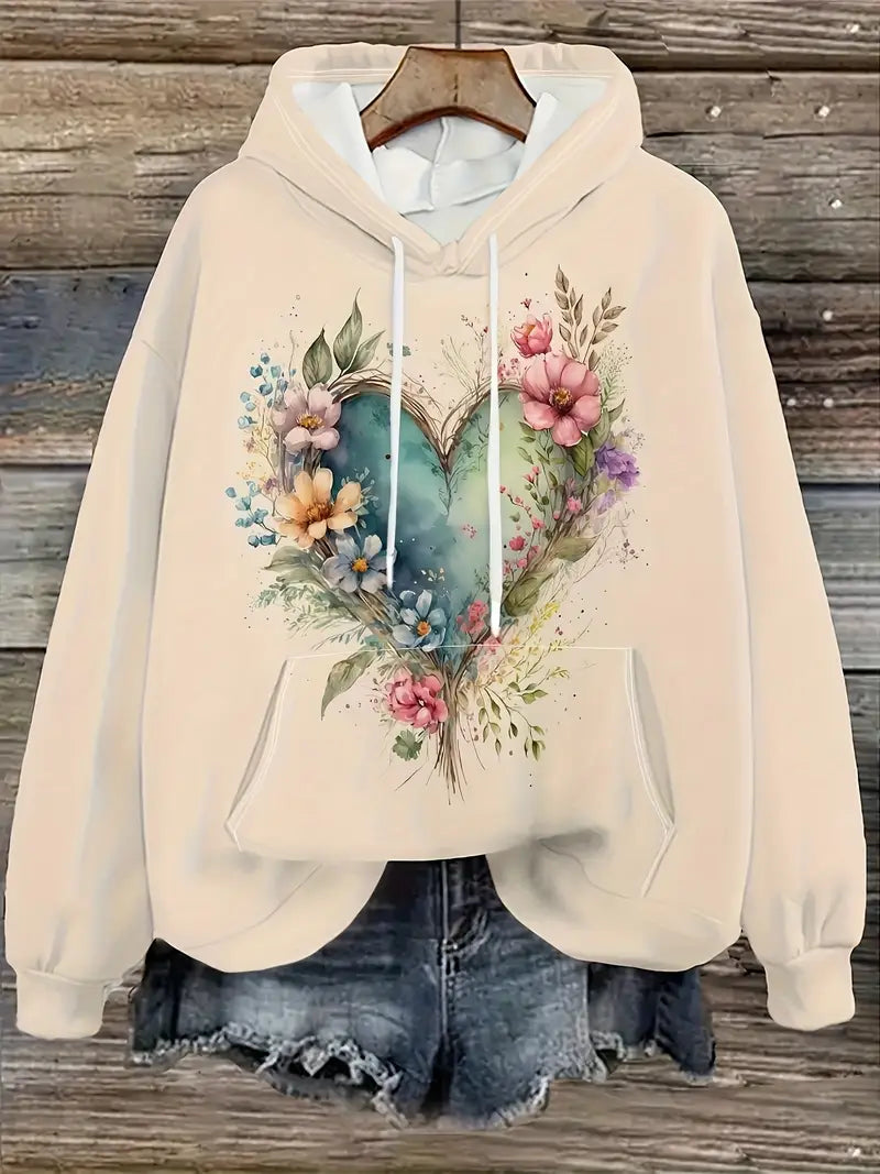 Stilla | Sweat Med Floralt Tryk