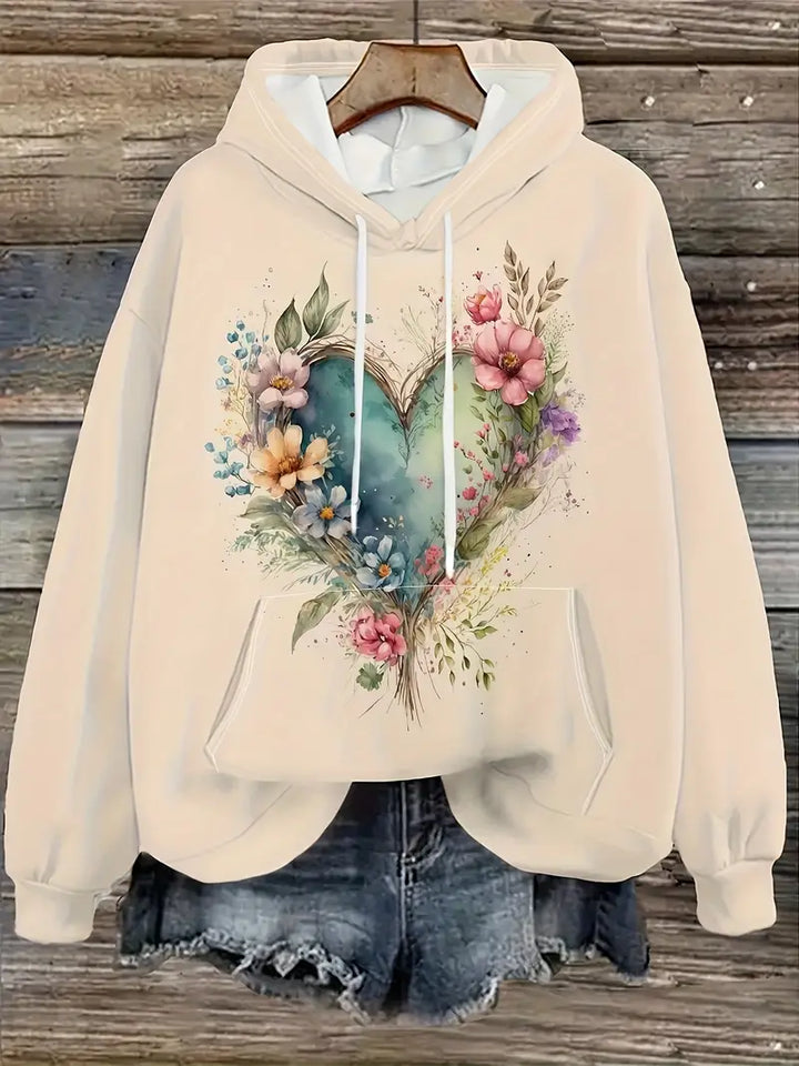Stilla | Sweat Med Floralt Tryk