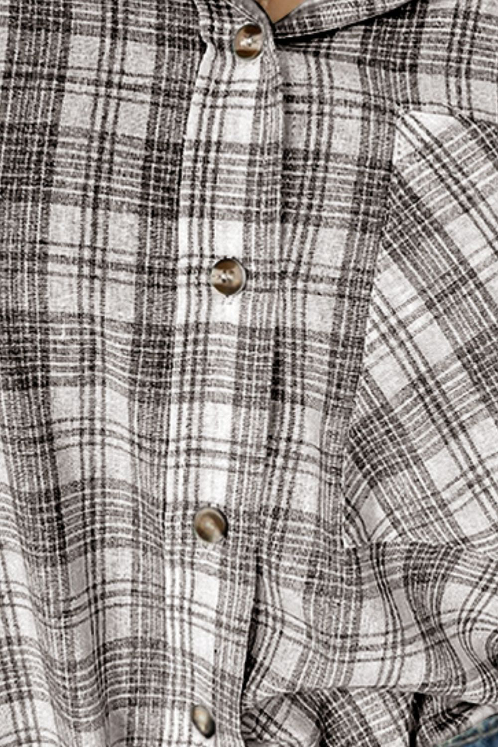Stilla | Hoodie med snor og knapper