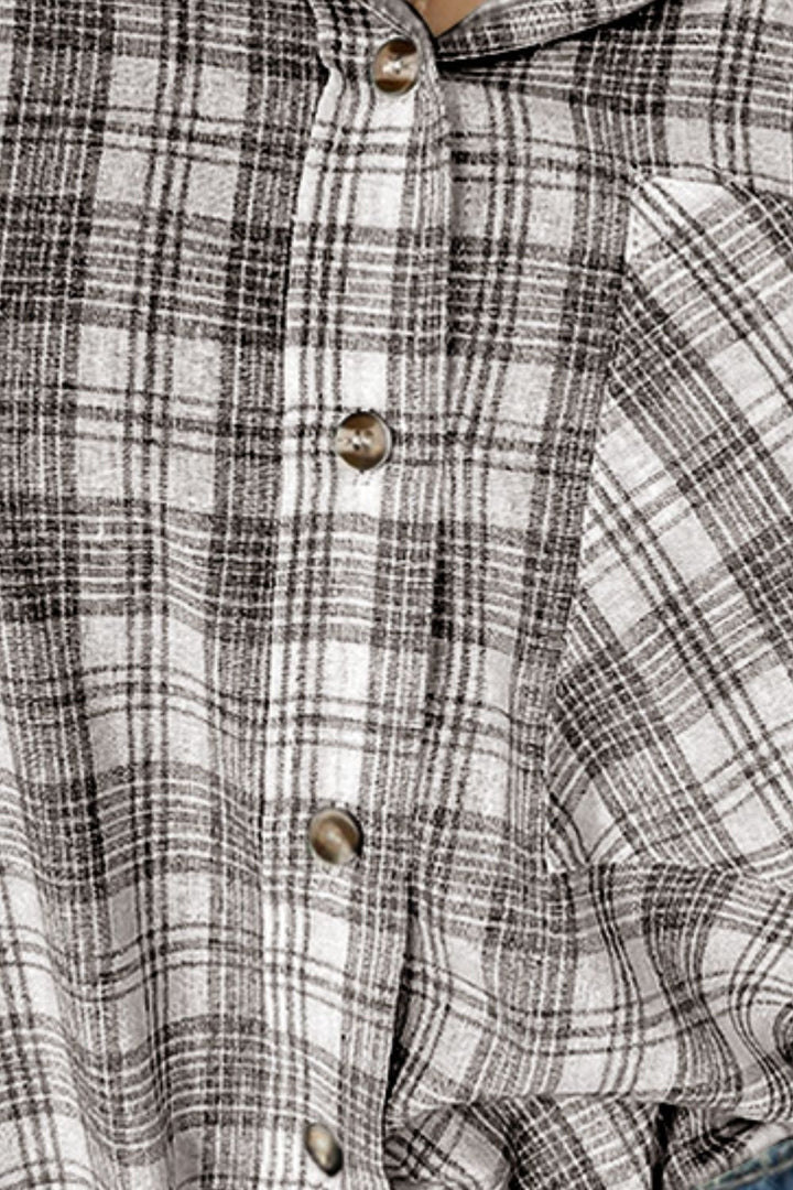 Stilla | Hoodie med snor og knapper