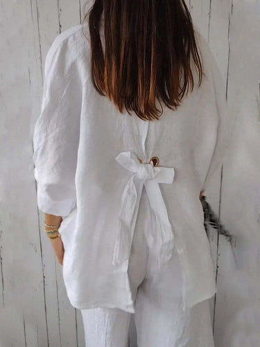 Stilla | Linned Kvinders Bluse Til Sommer