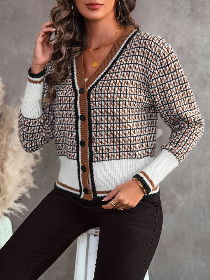 Stilla | Stribet Cardigan Til Damer