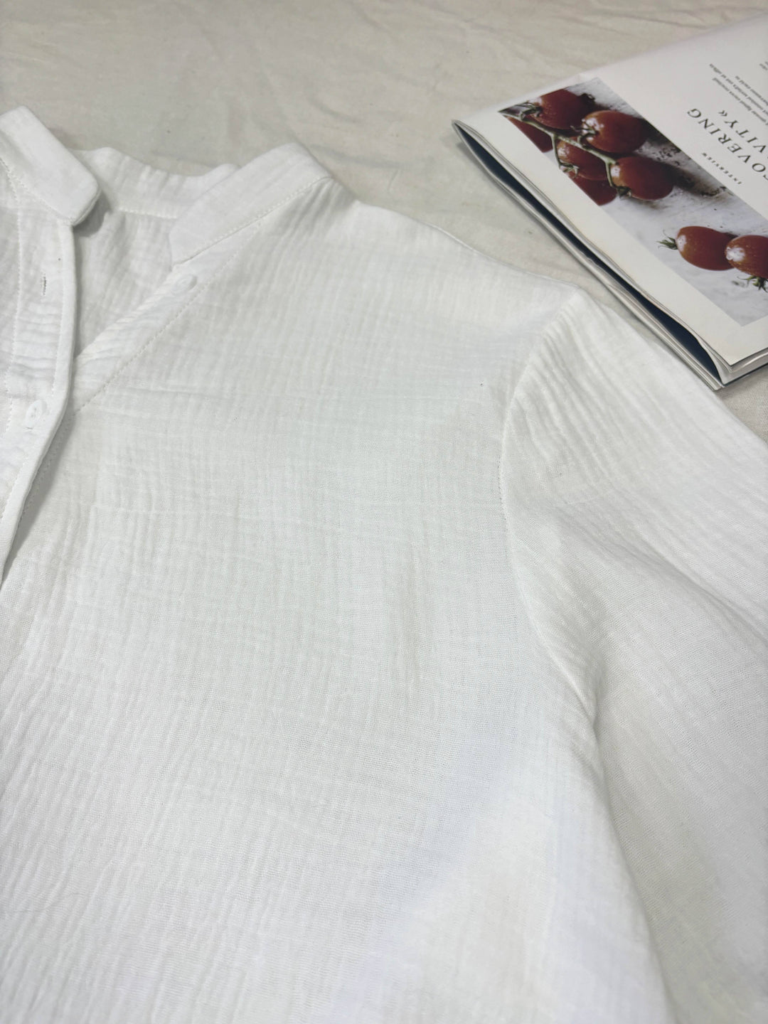 Stilla | Bluse Plus Size Med Knaplukning, Afslappet, Med Lange Ærmer Og Lommer
