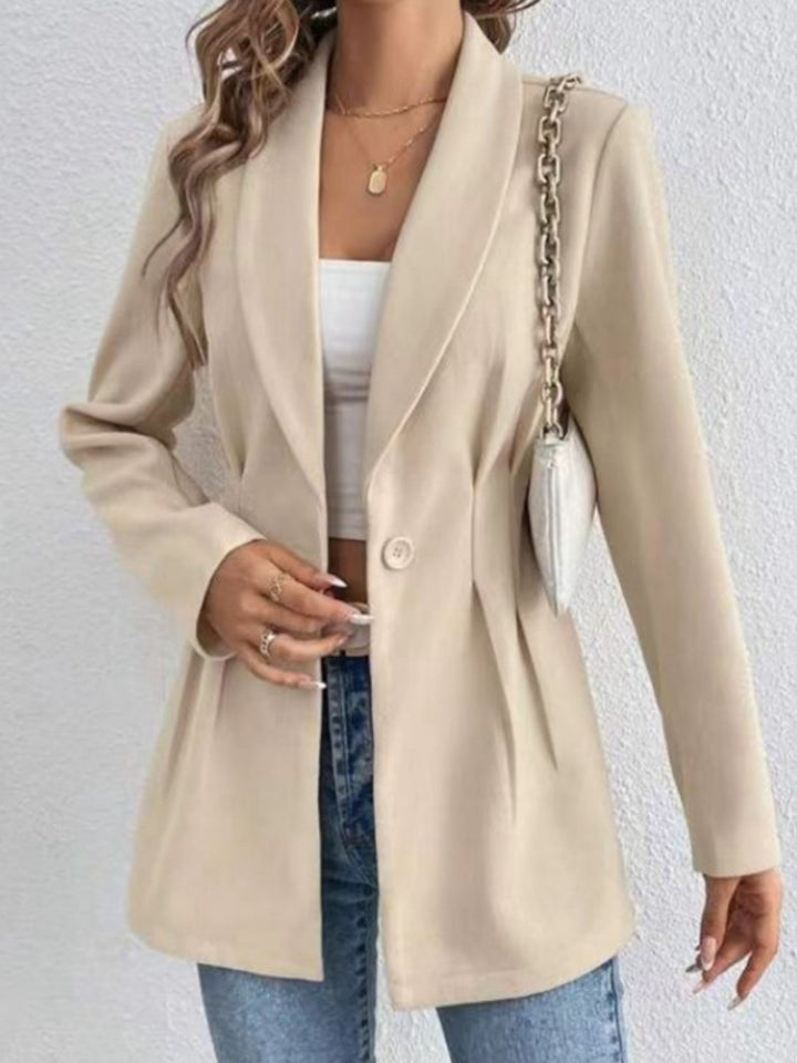 Stilla | Blazer med en knap og lange ærmer