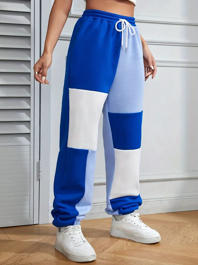 Stilla | Elegant Joggingbukser Til Kvinder Med Color-block-design