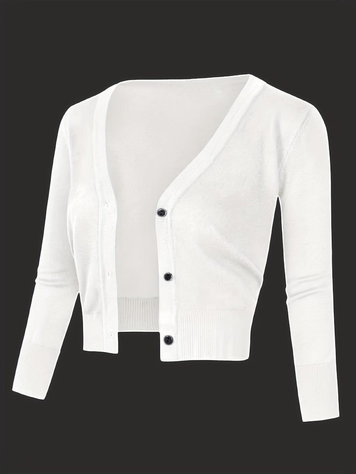 Stilla | Cardigan Bolero med knaplukning