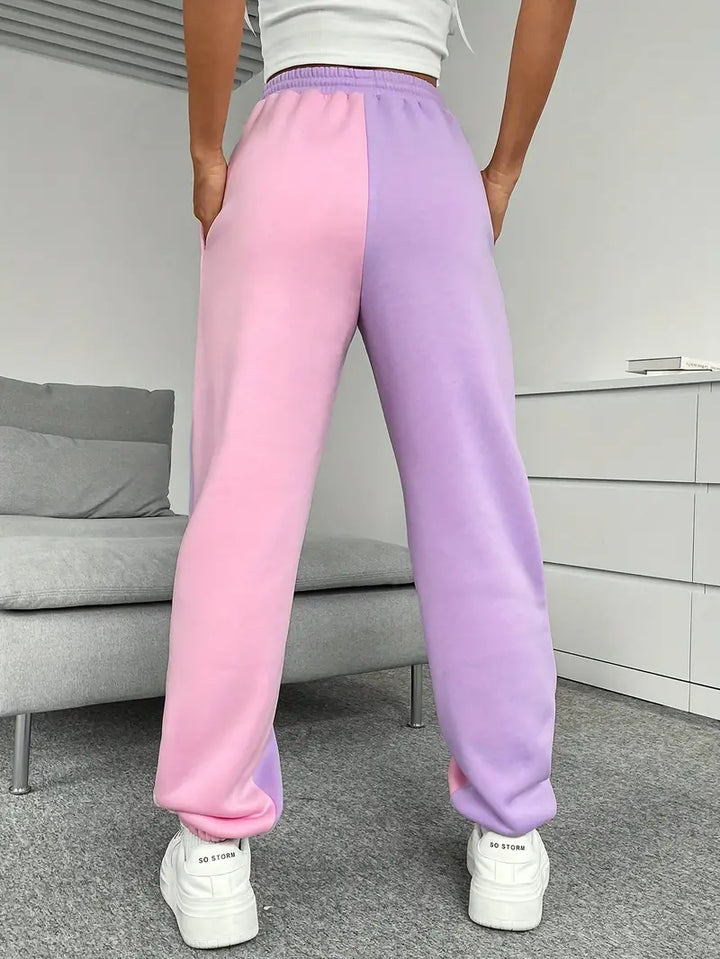 Stilla | Elegant Joggingbukser Til Kvinder Med Color-block-design