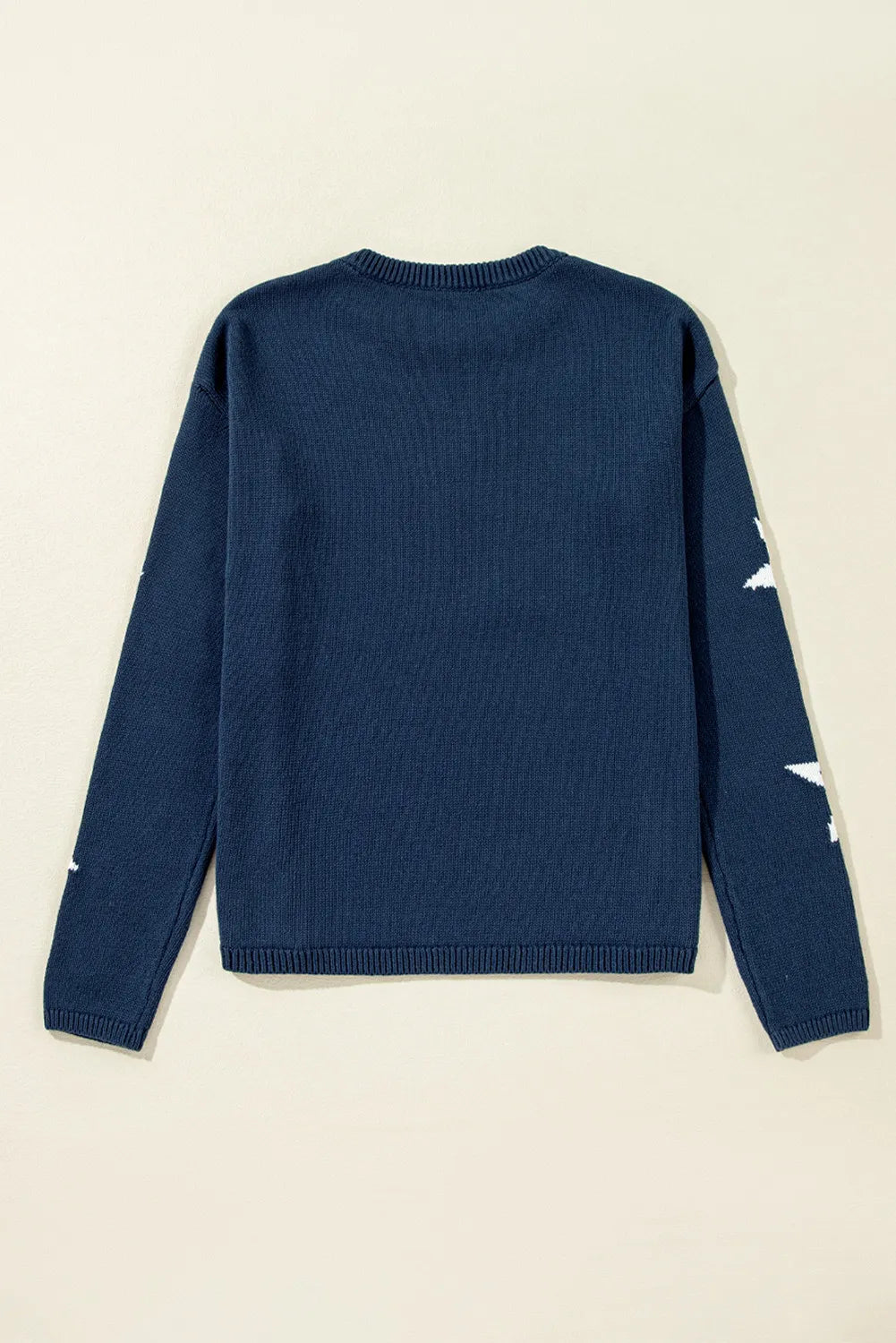 Stilla | Pullover med lange ærmer og rund stjernekrave