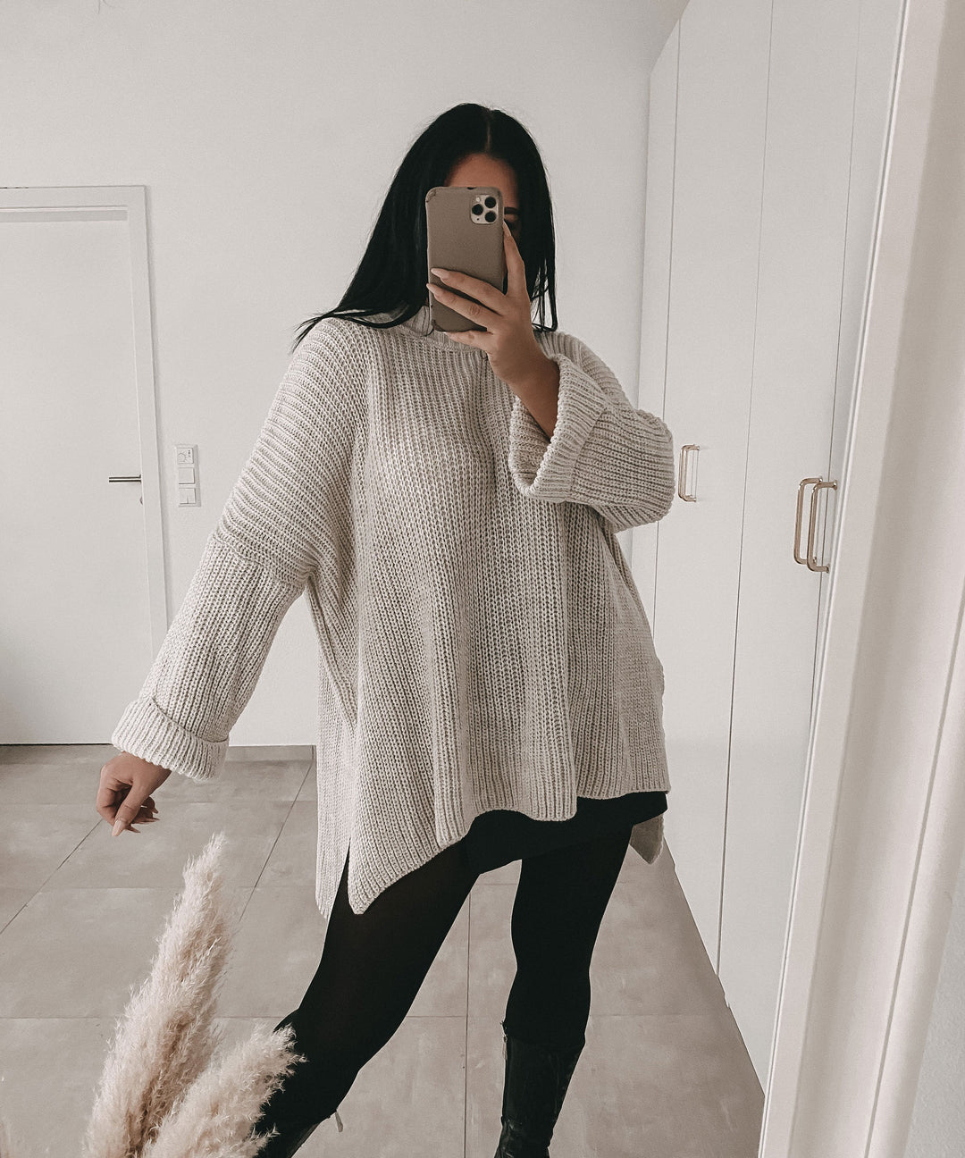 Stilla | Cozy Oversized Strik Sweater I Blød Beige
