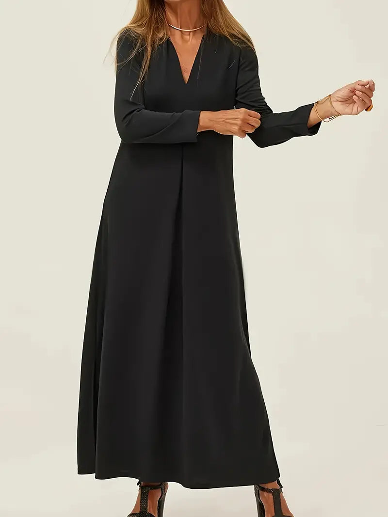 Stilla | Tidless Elegant Maxi Kjole Stilfuld Slids På Siden Blød Strik Elastisk Strik