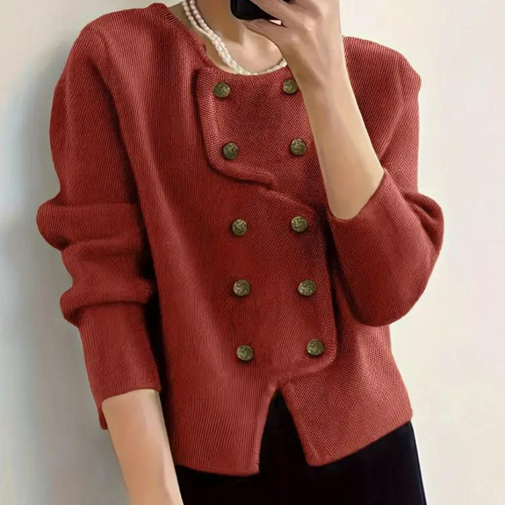 Stilla | Lang Kvinde-Cardigan i klassisk design