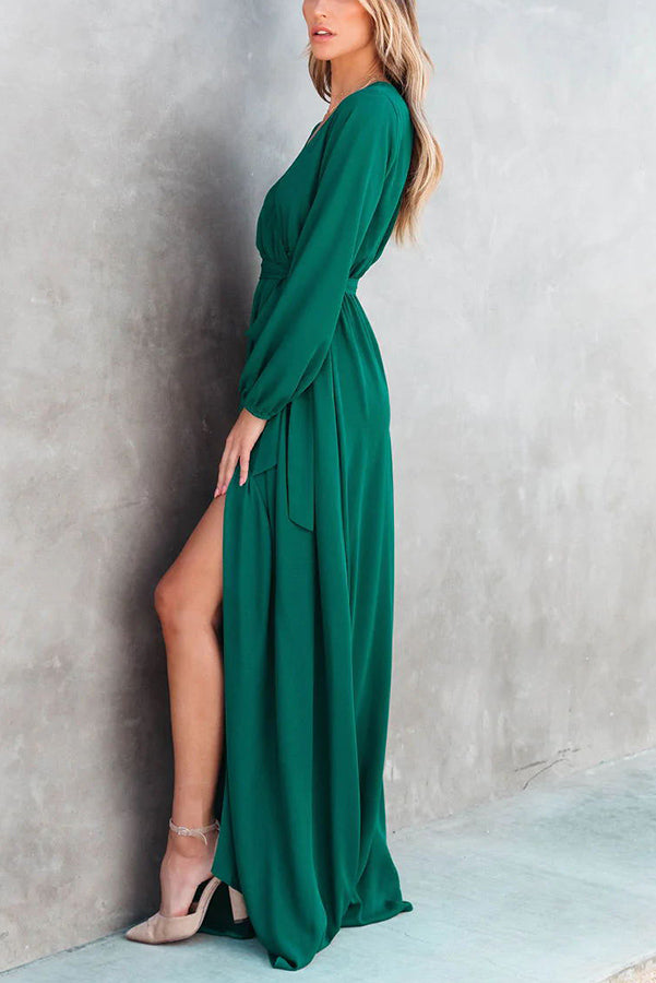Stilla | Elegance Er Skønhed Front Bind Maxi Kjole