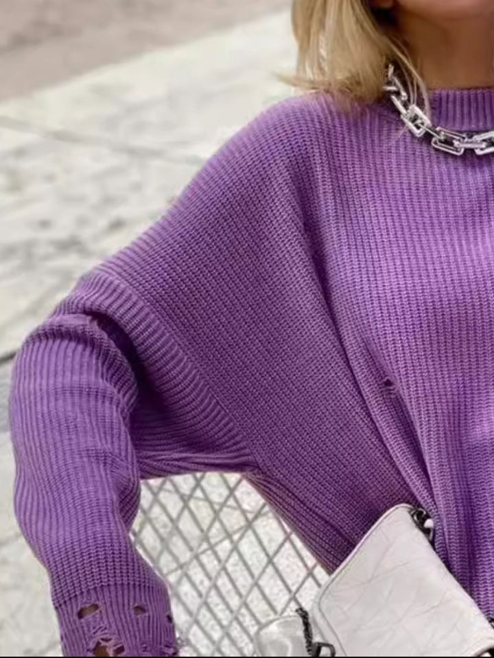 Stilla | Svejser Rundhalet Med Lange Ærmer I Used Look
