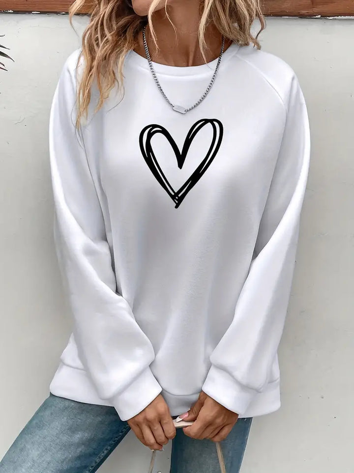 Stilla | Komfortabel hjertepullover