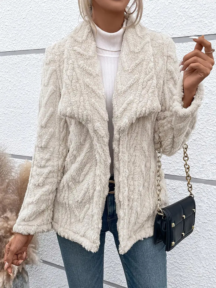 Stilla | Dame-cardigan med plysfor