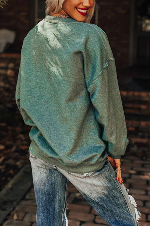 Stilla | Merry Everything Graphic Letvægts Sweatshirt