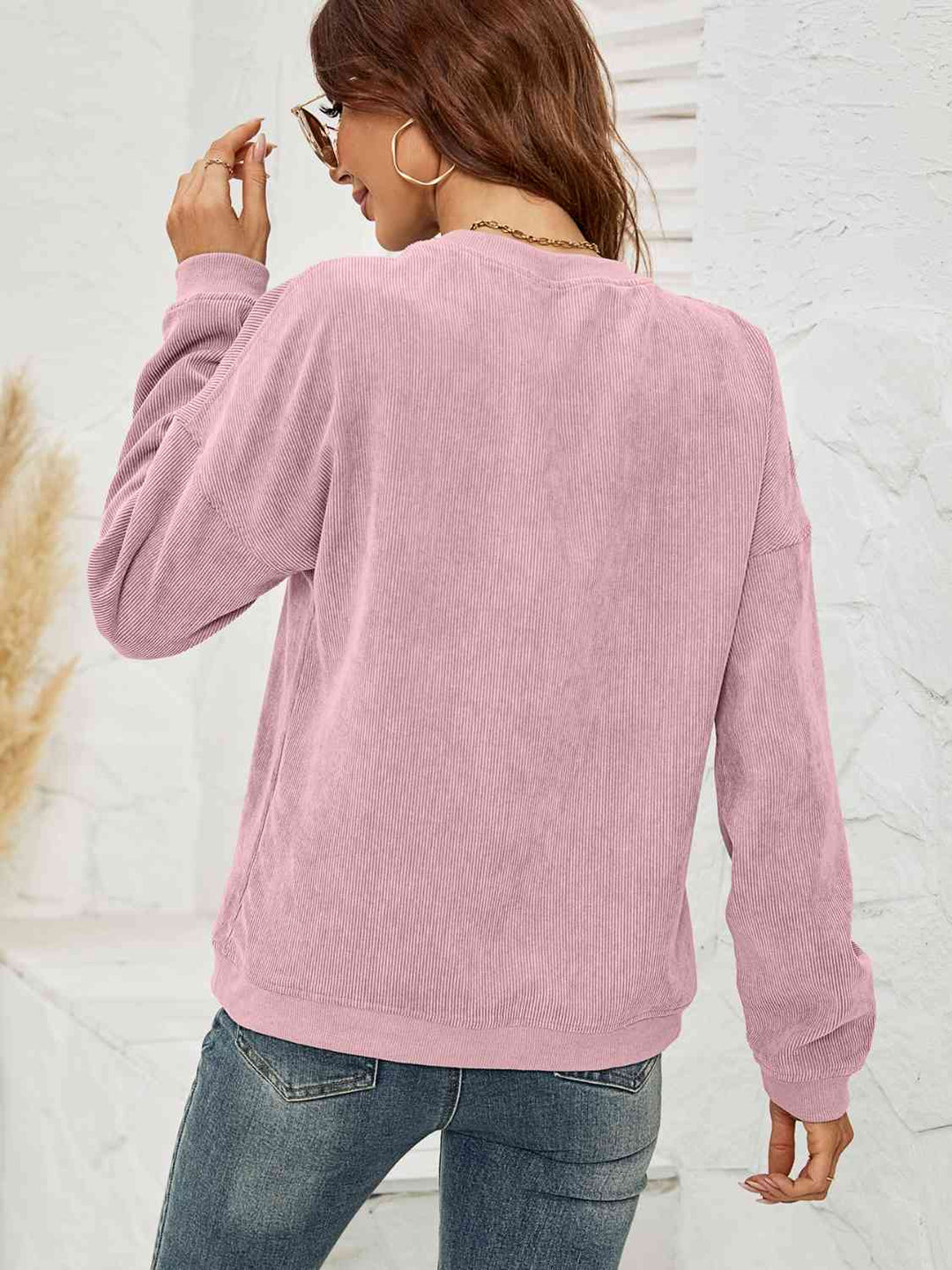 Stilla | Gnome Graphic Drop Shoulder Sweatshirt
