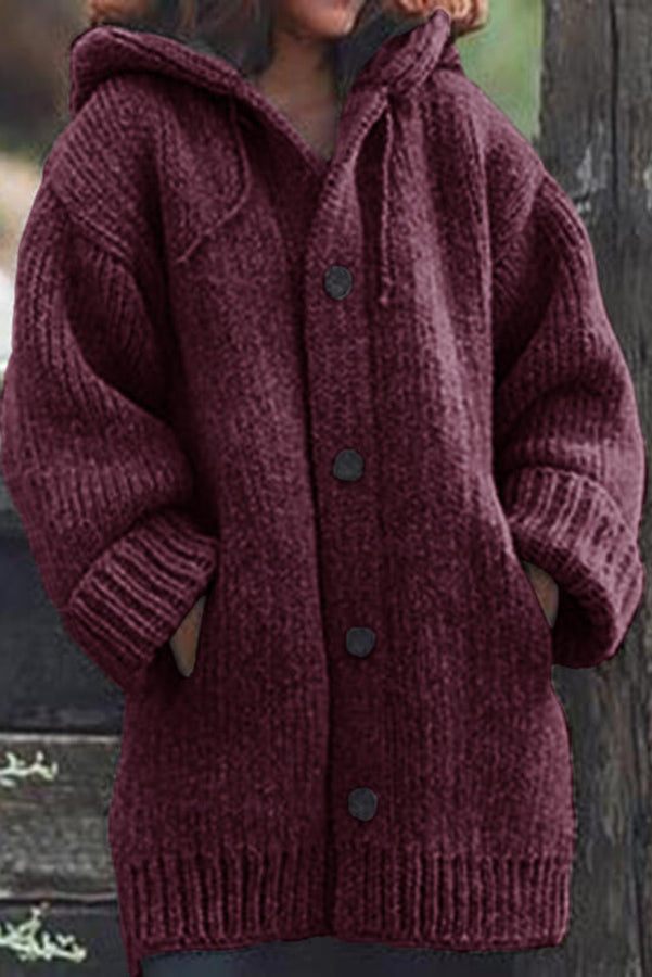 Stilla | All Day Everyday Cozy Lomme Hætte Strikketrøje