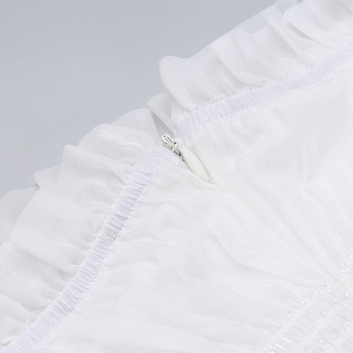 Stilla | Bryllupsgæstkjole til den, elegante flæsedetaljer, forår til damer,