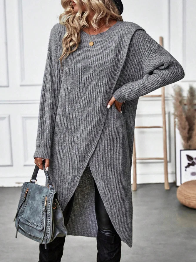 Stilla | Einfarbiger, Bequemer Pullover Mit Rundhalsausschnitt