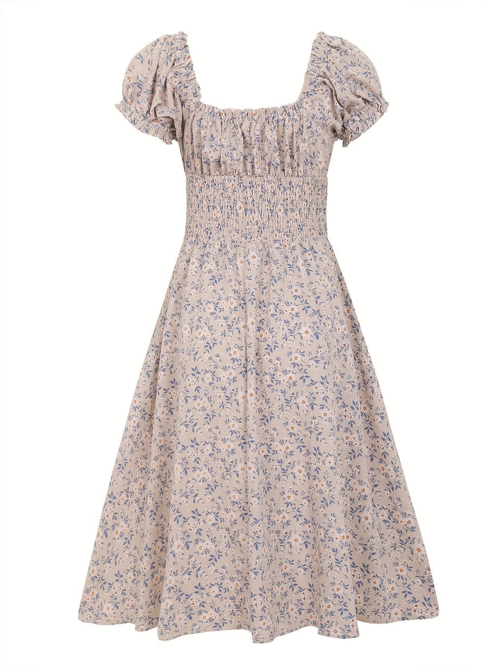 Stilla | Sommerkjole Midi Med Blomster Must Have for Sæsonen