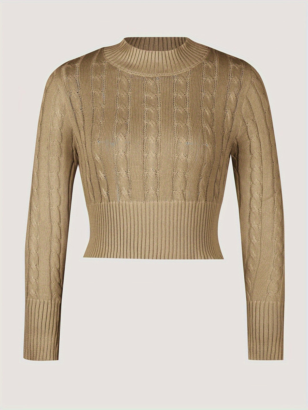 Stilla | Kort Skåret Slim-pullover Med Drejet Tryk
