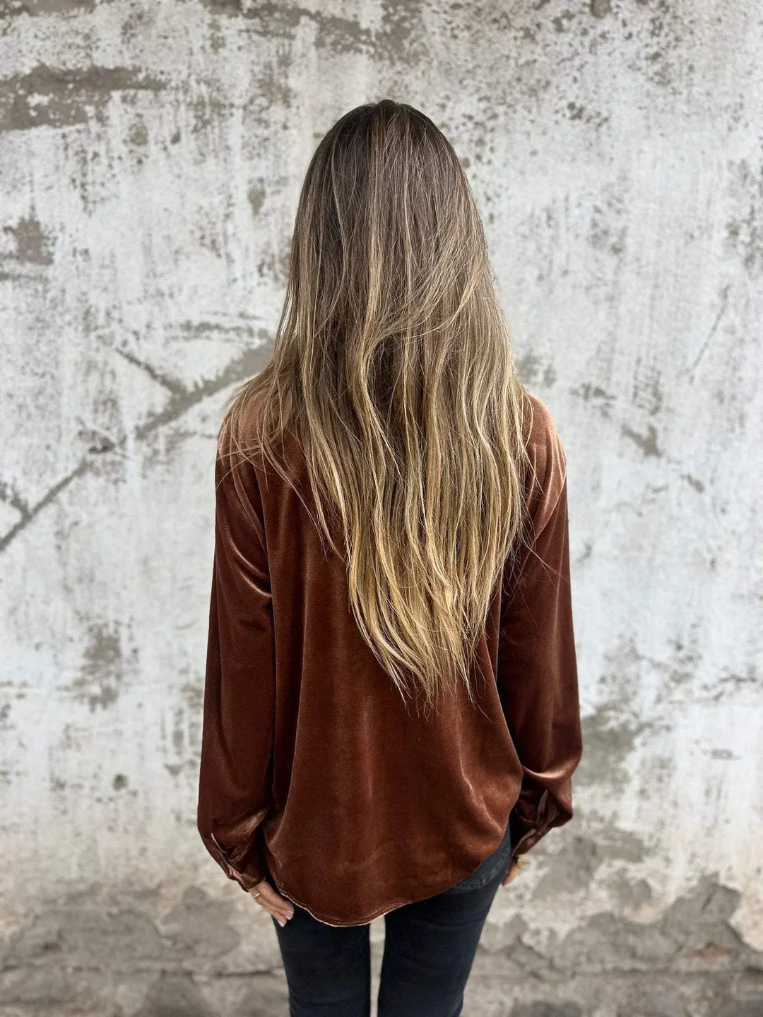 Stilla | Vintage Velvet Skjorte Tendencias Velvet
