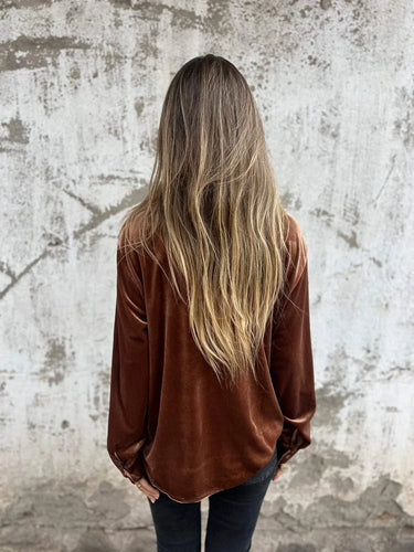 Stilla | Vintage Velvet Skjorte Tendencias Velvet