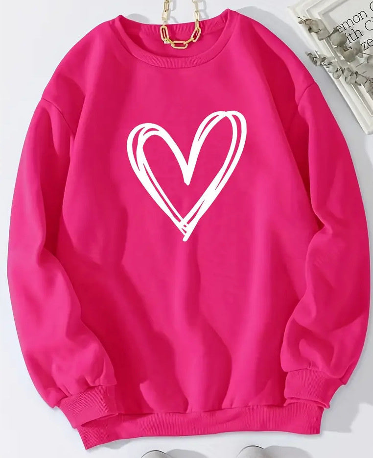 Stilla | Print Rundhals-Langærmet Sweatshirt