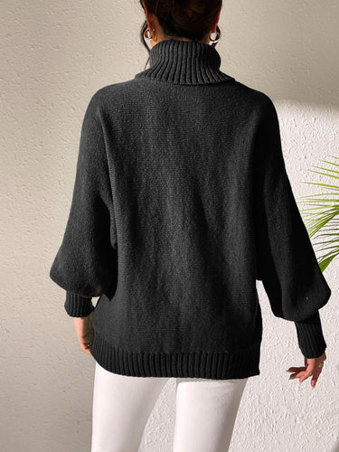 Stilla | Hjerte Rullekravebluse Med Lange Ærmer