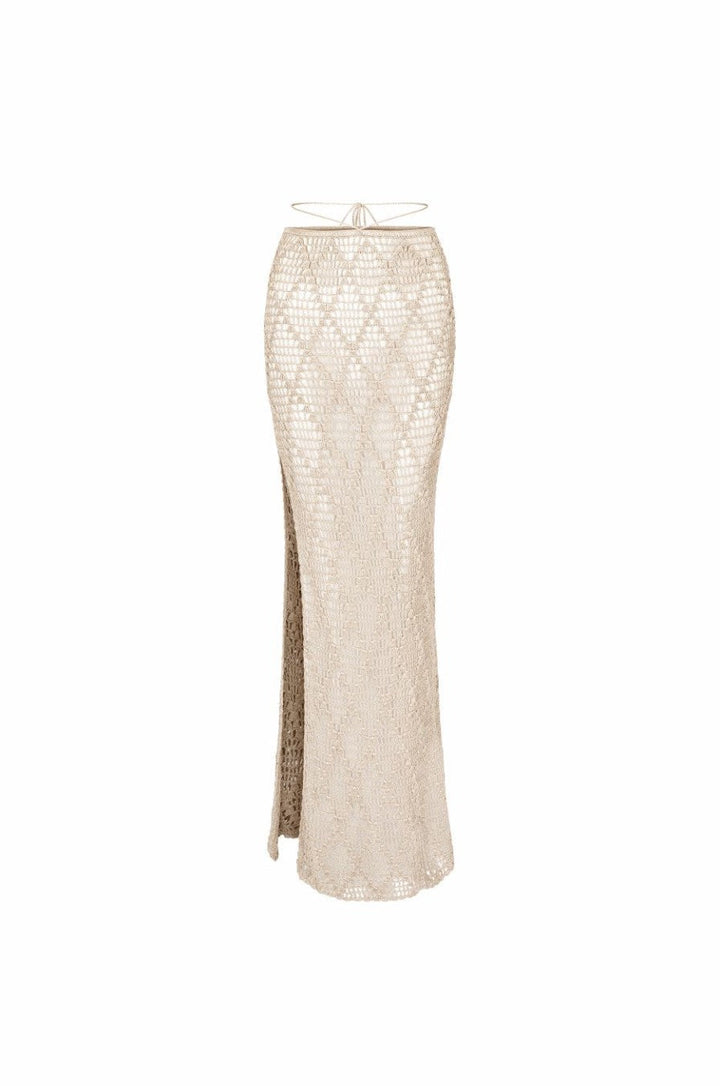 Stilla | Badedragt med strikket overdel og skirt