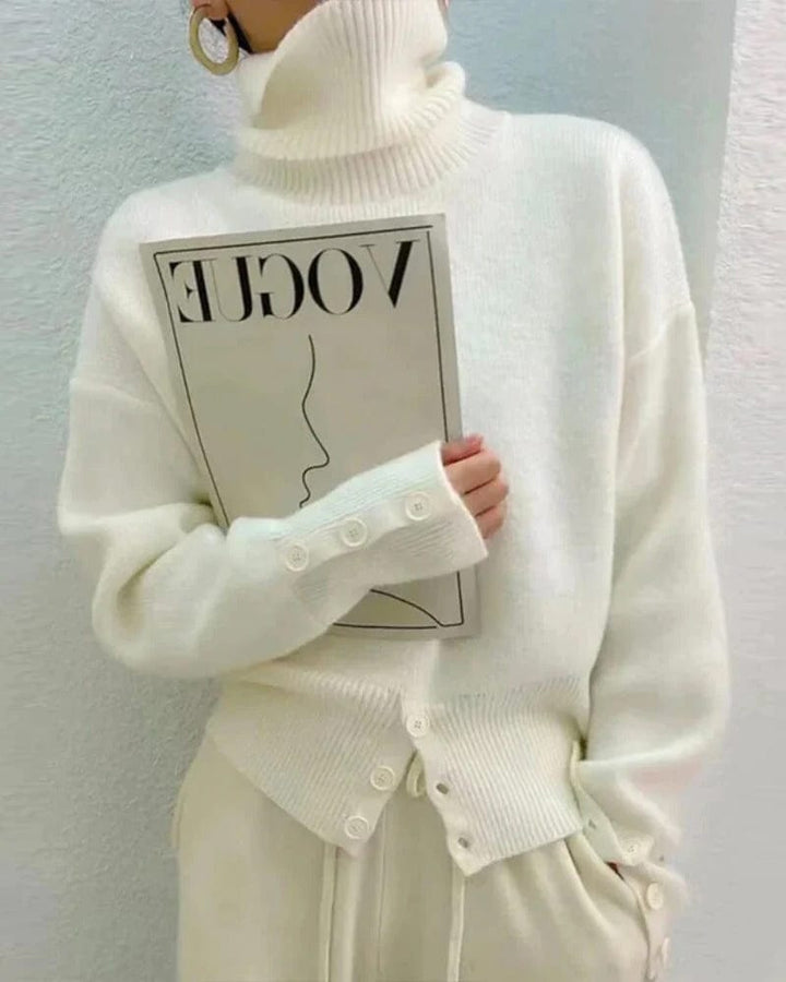 Stilla | Rullekravepullover Klassisk Moderne Stil Ideel til Vinteren