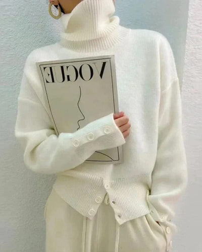 Stilla | Rullekravepullover Klassisk Moderne Stil Ideel til Vinteren