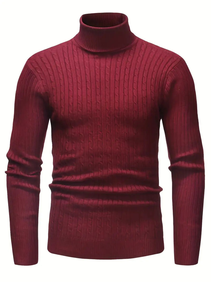 Stilla | Herresweater med højt halsudskæring